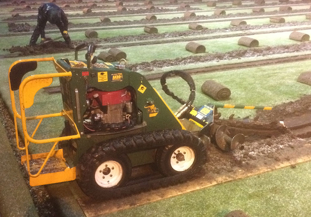 Work Using Machinery on Bowling Green